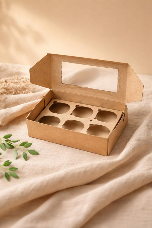 Cupcake Box (6 Piece)