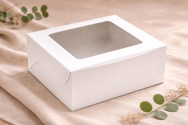 White Cake Box